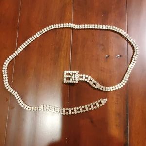 Vintage Rhinestone belt